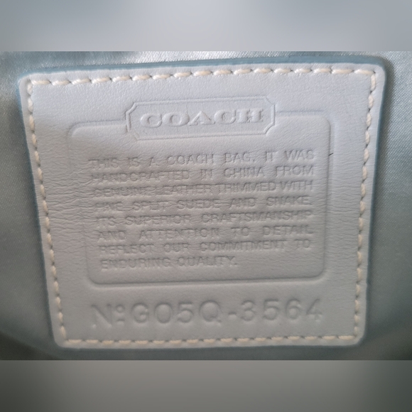 🦄 🦋 COACH BUTTERFLY MOTIF FRAME BAG G05Q-3564 🦋🦄 - Picture 17 of 17